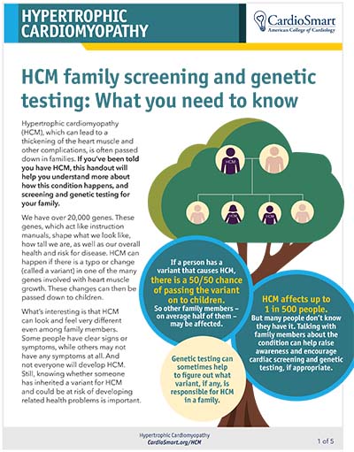 HCM Family Screening and Genetic Testing: What You Need to Know