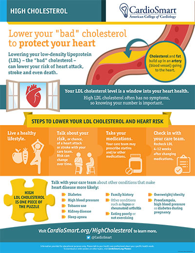 Cholesterol: Lower Your 'Bad' Cholesterol to Protect Your Heart