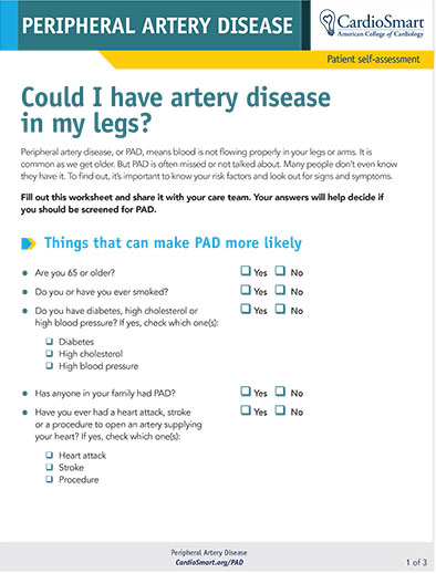 Could I Have Artery Disease in My Legs?