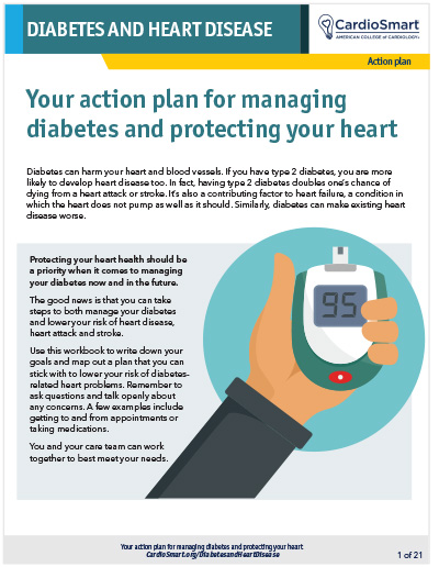 Your Action Plan for Managing Diabetes and Protecting Your Heart