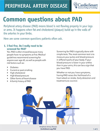 Common Questions About PAD
