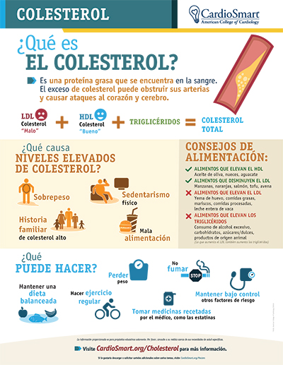 Colesterol – Infographic | CardioSmart – American College of Cardiology